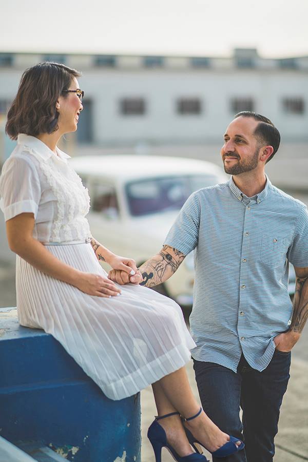 Angel and Jason's vegan wedding