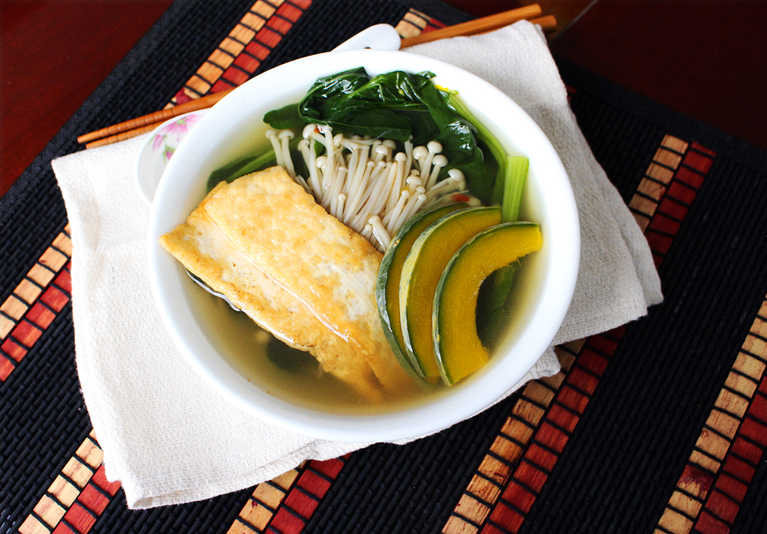 asian greens soup wide