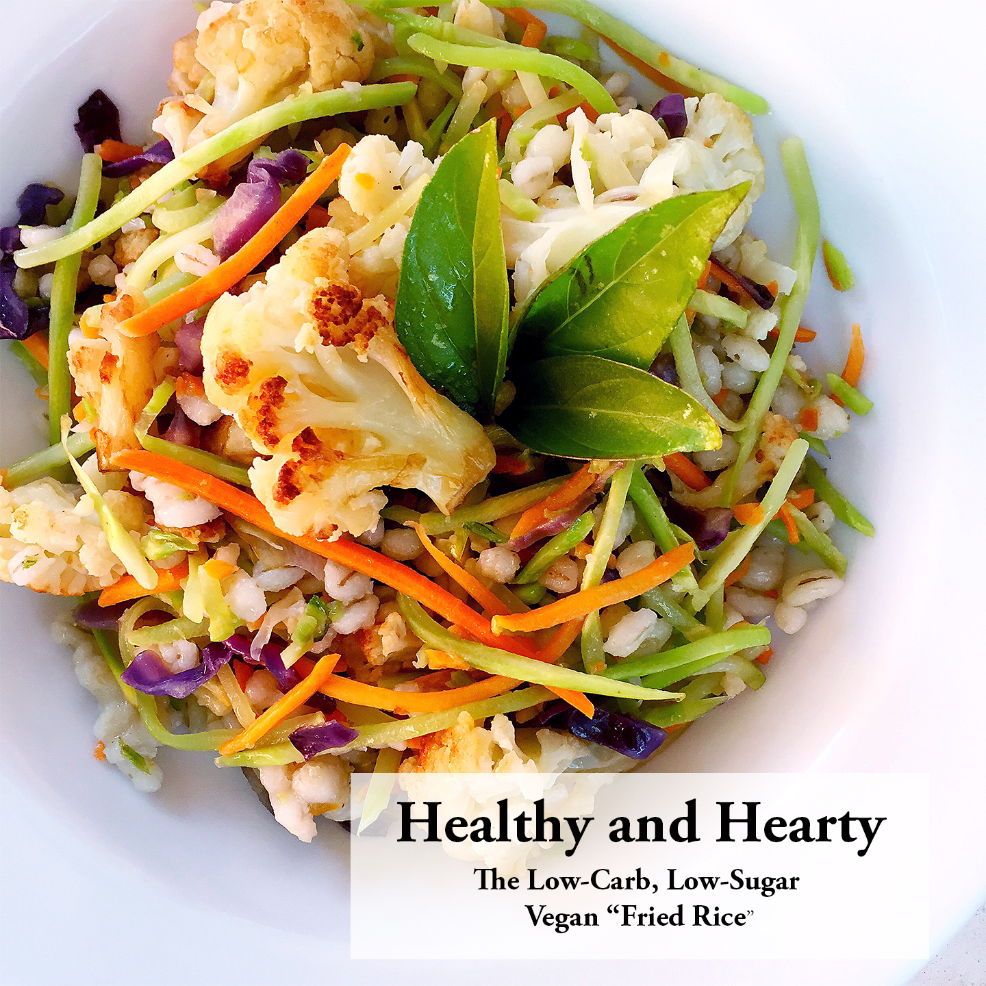 astigvegan lowcarb vegan friedrice title