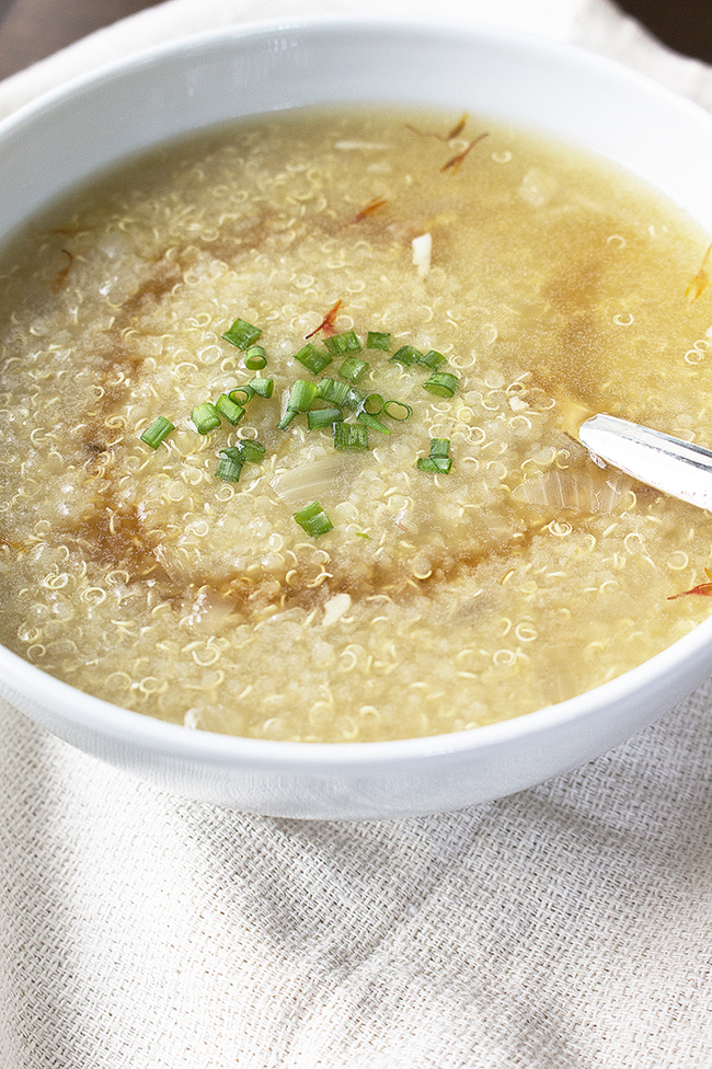 astigvegan quinoa lugaw
