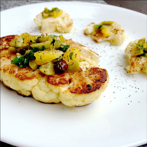 cauliflower steak pistou rouxbe
