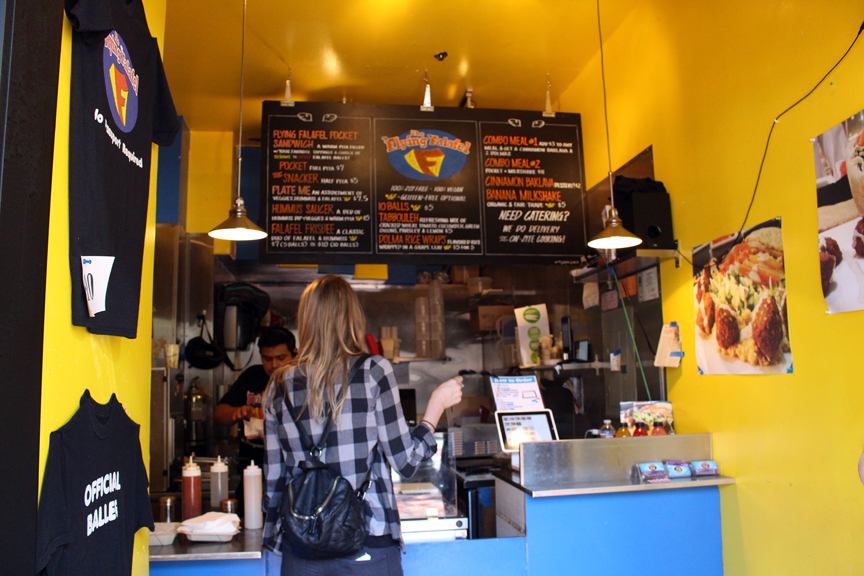 flying falafel stand
