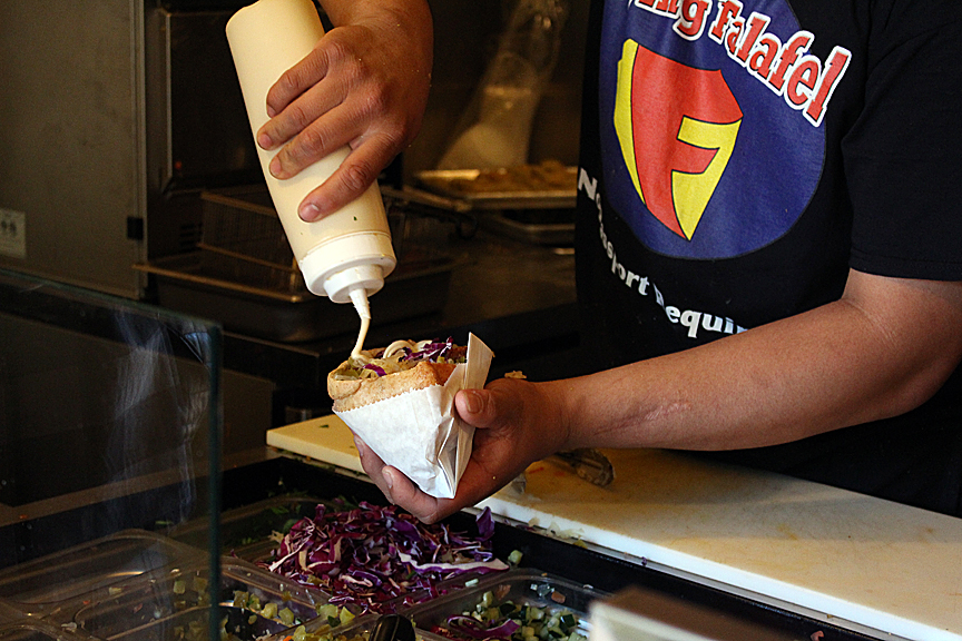 flyingn falafel prep