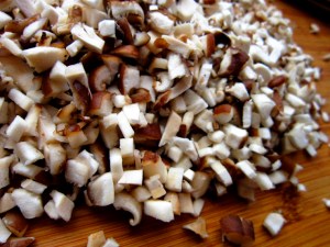 minced shiitake