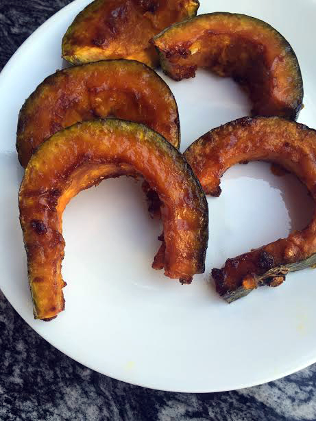 roasted squash on a plate med shot