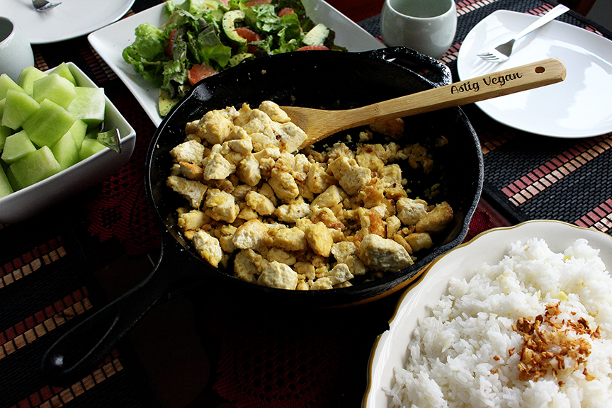 vegan egg scramble wide