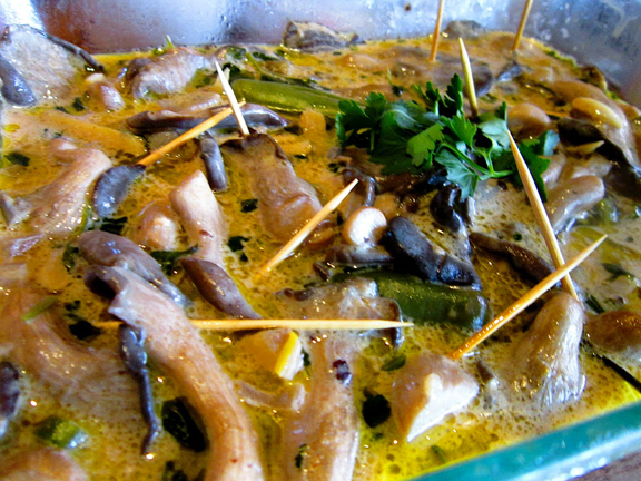 vegan escargot