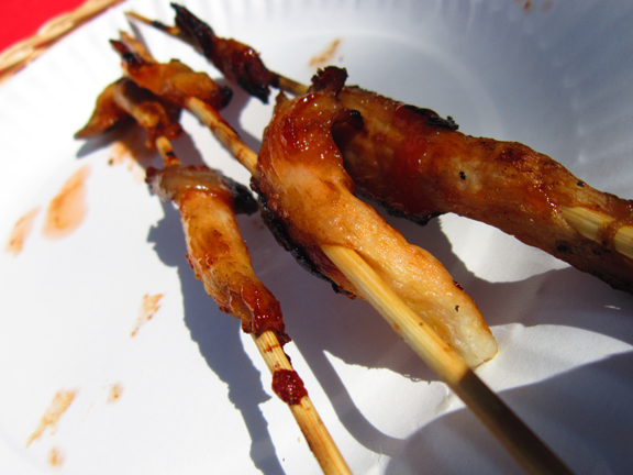 vegan isaw close up