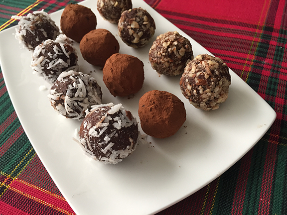 vegan truffles med shot